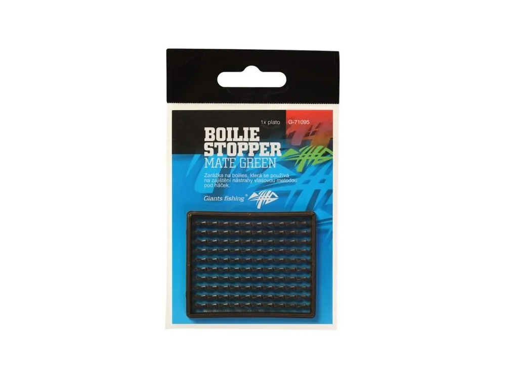 Aktuální Giants fishing Zarážka na boilie Boilie Stopper Mate Green, 1 bal.