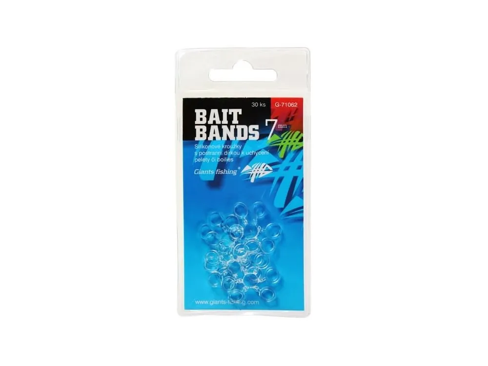 Značkový Giants fishing Silikonové kroužky Bait Bands 7mm/30pc