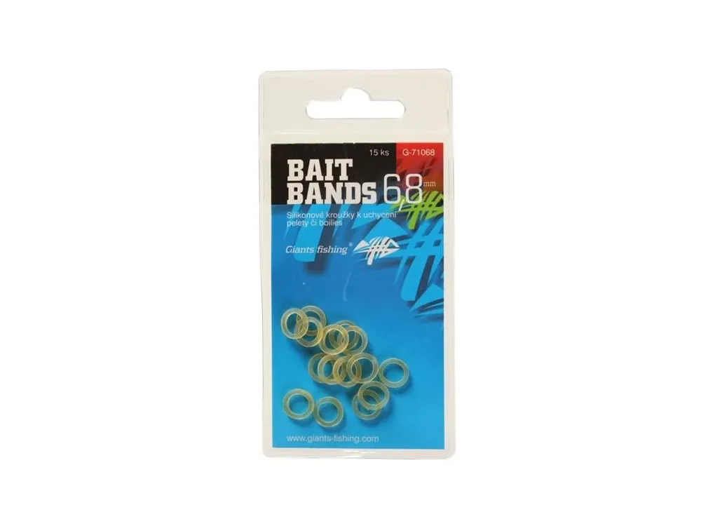 Sezónní Sleva Giants fishing Silikonové kroužky Bait Bands 4,8mm/15pc
