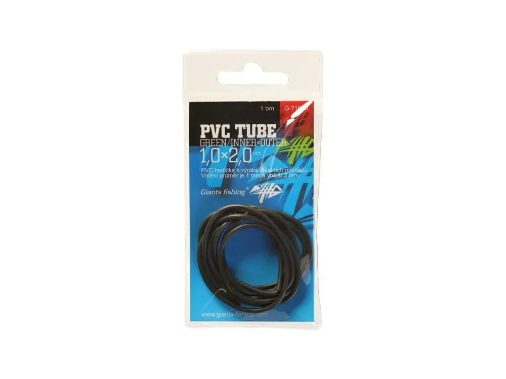 Giants fishing PVC hadička PVC Tube Green/InnerxOuter 1,0x2,0mm,1m Zlevněný