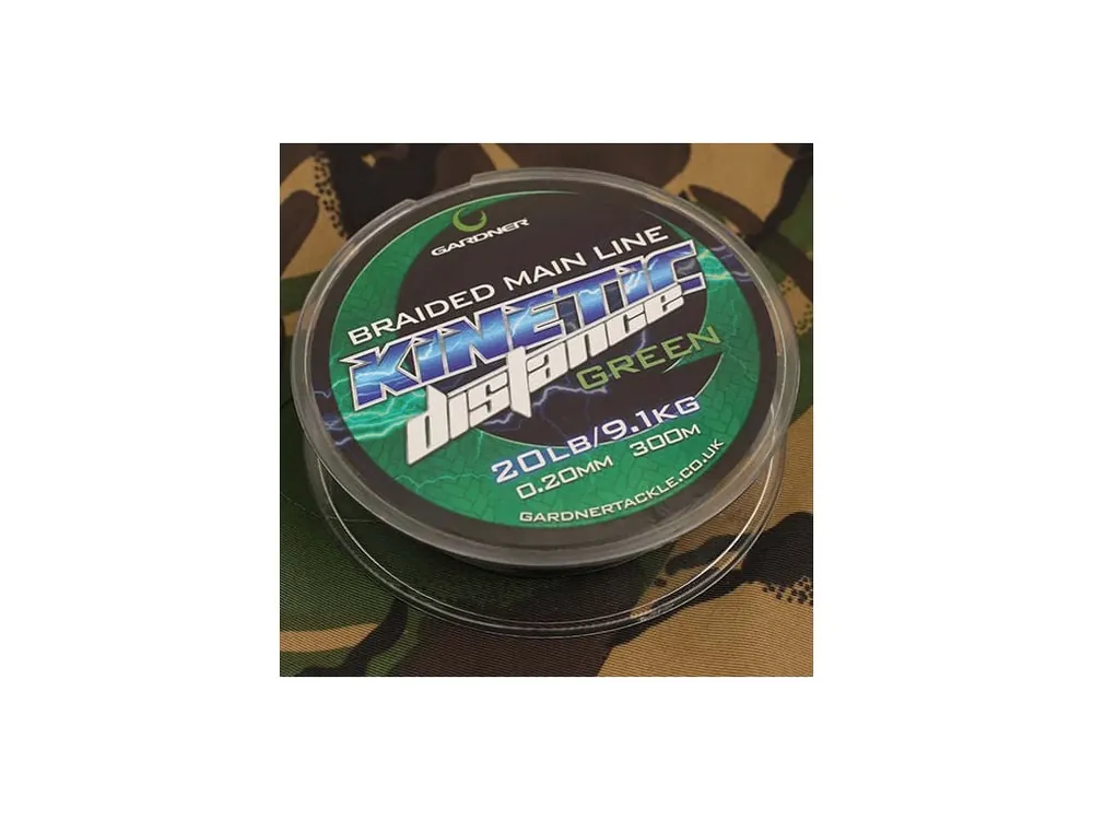 Must-Have Gardner Splétaná šňůra Kinetic Distance Braid 300m, 20lb (9,1kg) 0.20mm