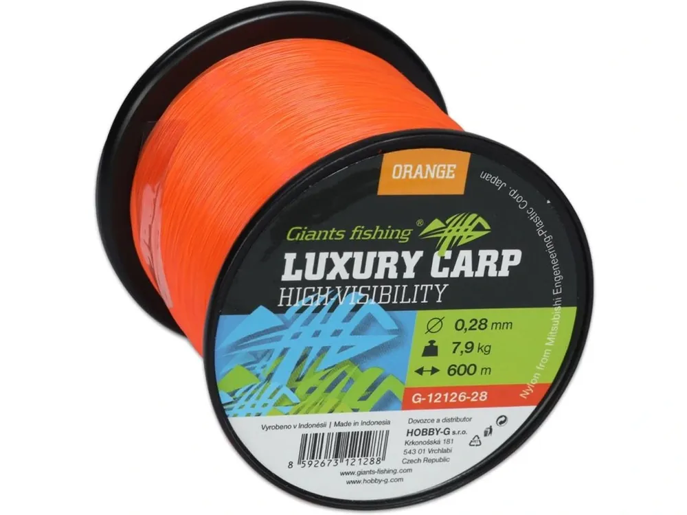 Giants fishing Vlasec Luxury Carp High-Visibility Orange 600m Cenový Hit