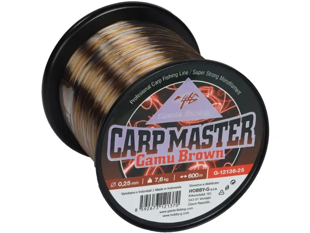 Giants fishing Vlasec Carp Master Camu Brown 600m Nejprodávanější
