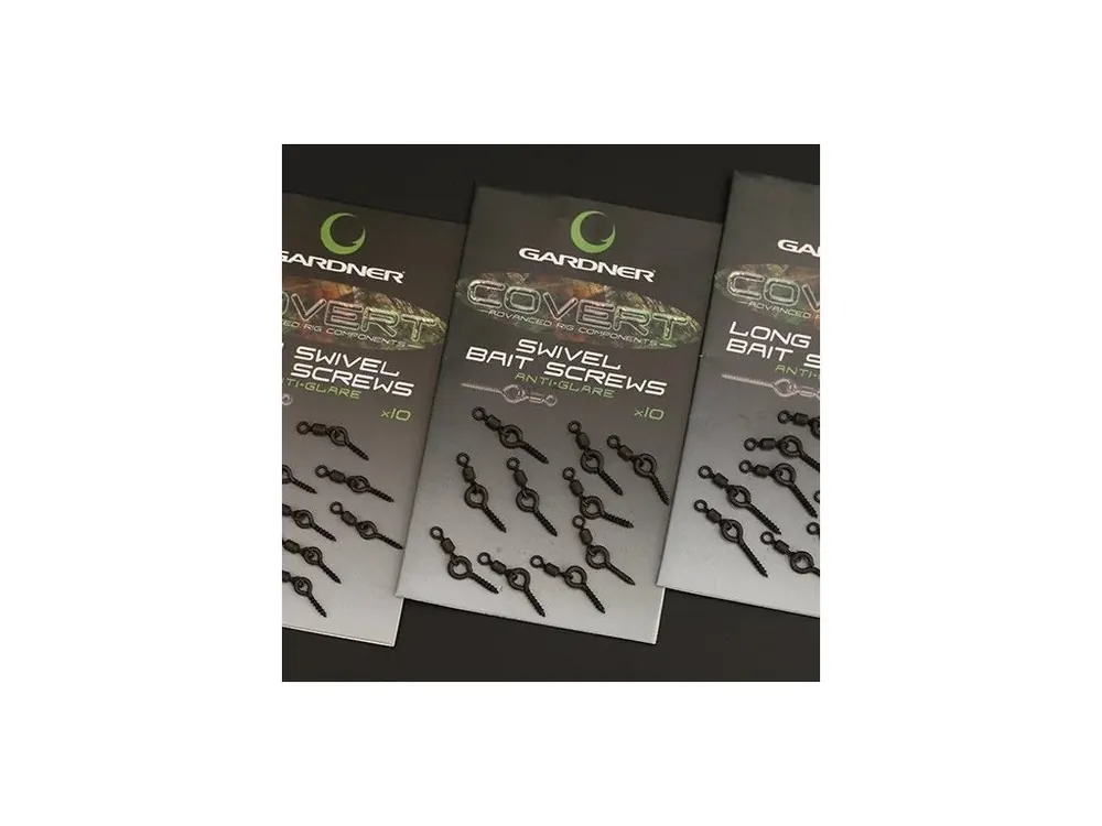 Nejprodávanější Gardner Kolíček s obratlíkem Covert Swivel Bait Screws Anti Glare 10ks