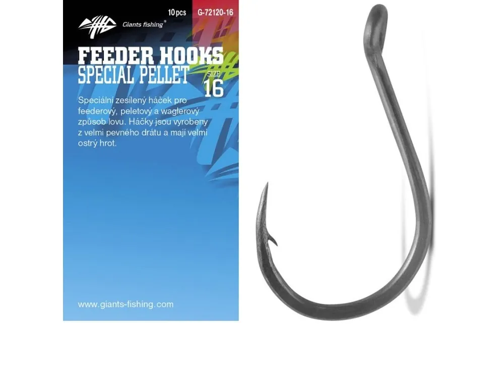 Ihned K Objednání Giants fishing Háček s očkem Special Pellet Feeder 10ks