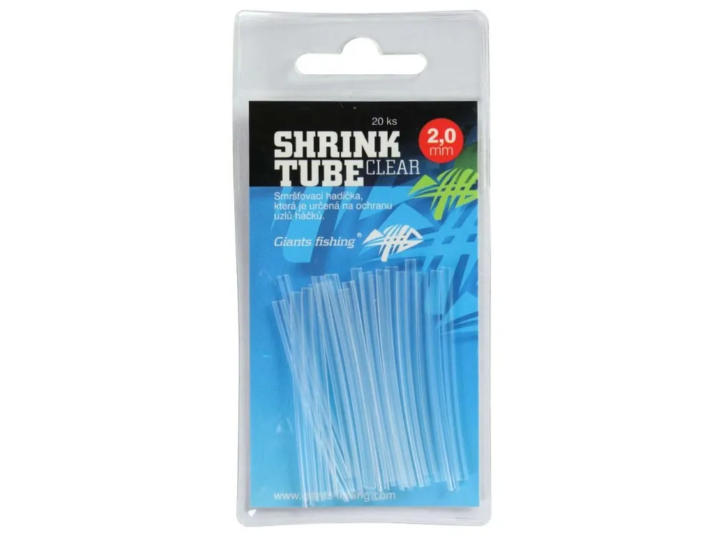Giants fishing Smršťovací hadičky čiré Shrink Tube Clear Ihned K Objednání