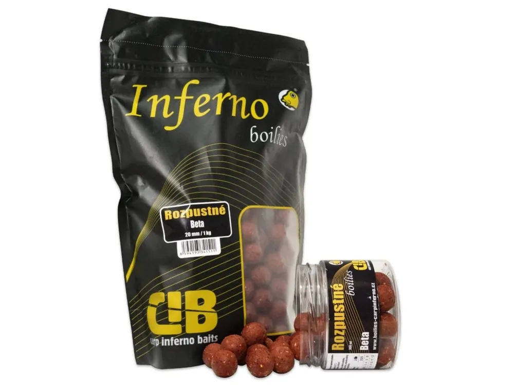 Originální Carp Inferno Rozpustné Boilies Hot Line Beta