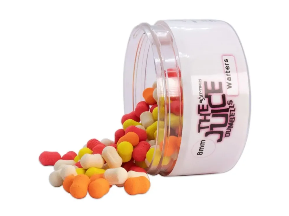 Nejlepší Volba Bait-Tech vyvážená nástraha The Juice Dumbells - Wafters 8 mm 100 ml