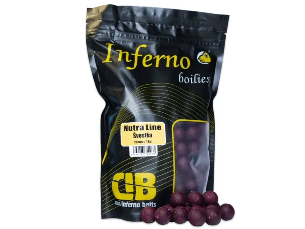 Zlevněný Carp Inferno Boilies Nutra Line - Švestka