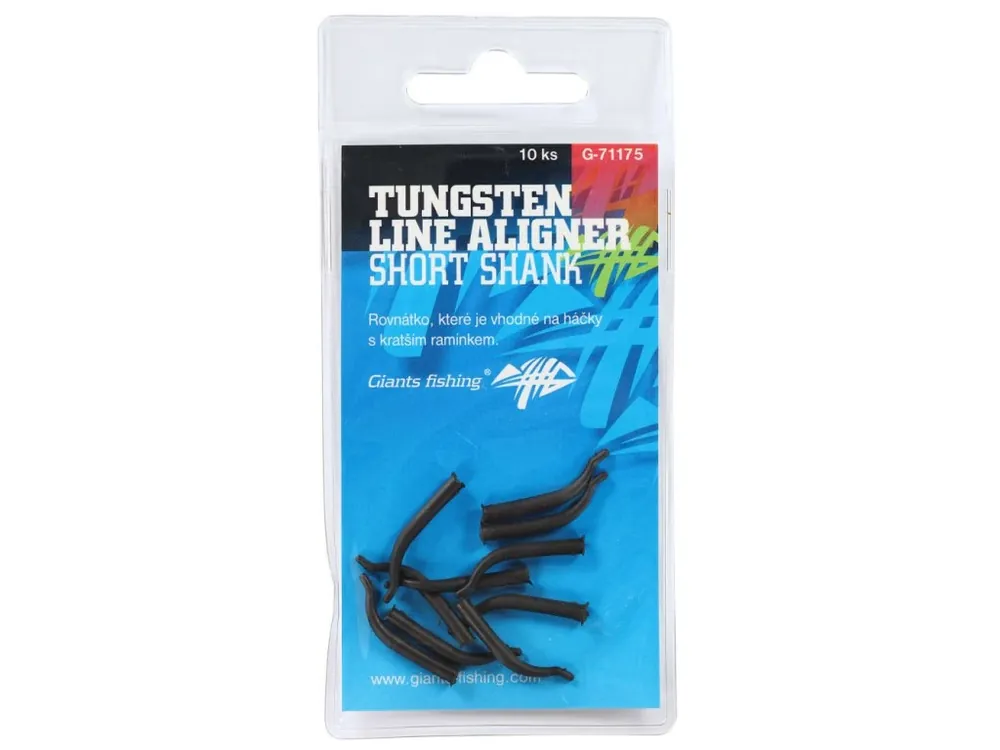 Sezónní Sleva Giants fishing Rovnátka na háček Tungsten Line Aligner Short Shank cize 6-12/10ks
