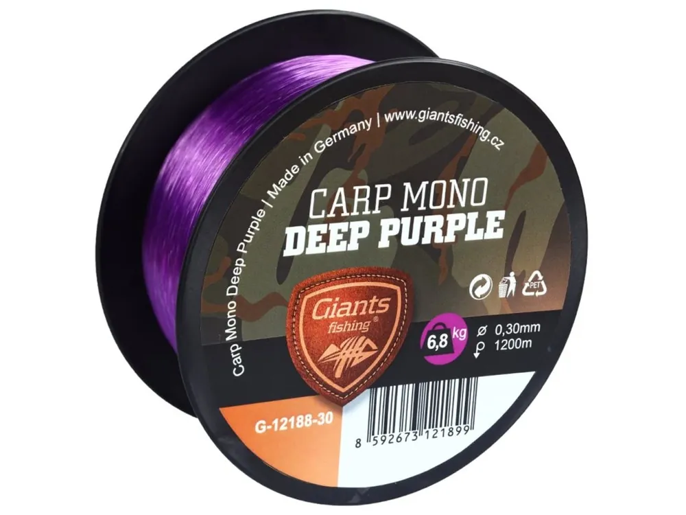 Giants fishing Vlasec Carp Mono Deep Purple Cenová Bomba