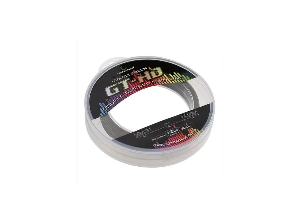 Gardner ujímaný vlasec GT-HD Tapered Main Line 15 lb 0,33 mm Akce