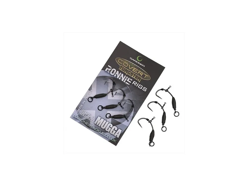 Gardner Montáž Tungsten Ronnie Rig 3 ks/bal. s protihrotem Koupit Online