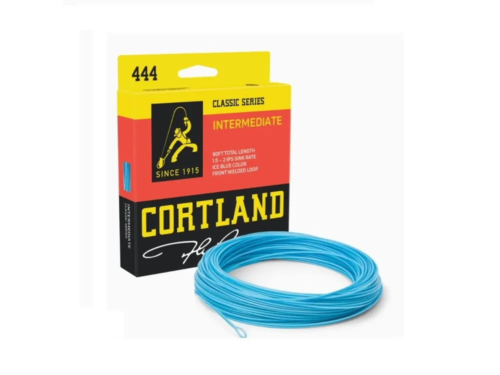 Cortland muškařská šnůra 444 Classic Intermediate Ice Blue Fresh/Salt Novinka