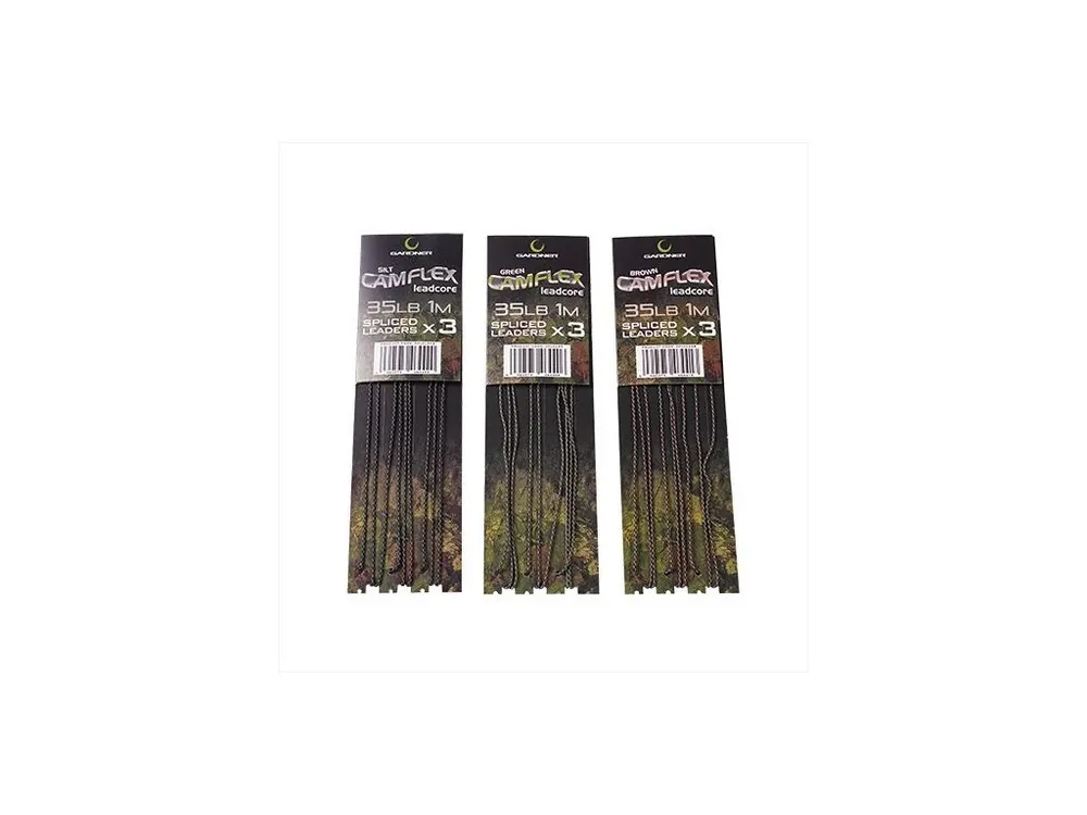 Gardner Návazce Camflex Leadcore Spliced Leaders 35lb, 3ks/1m Aktuální