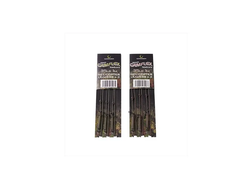 Nejlepší Volba Gardner Návazce Camflex Helicopter Leadcore Leaders 35lb, 3ks/1,5m