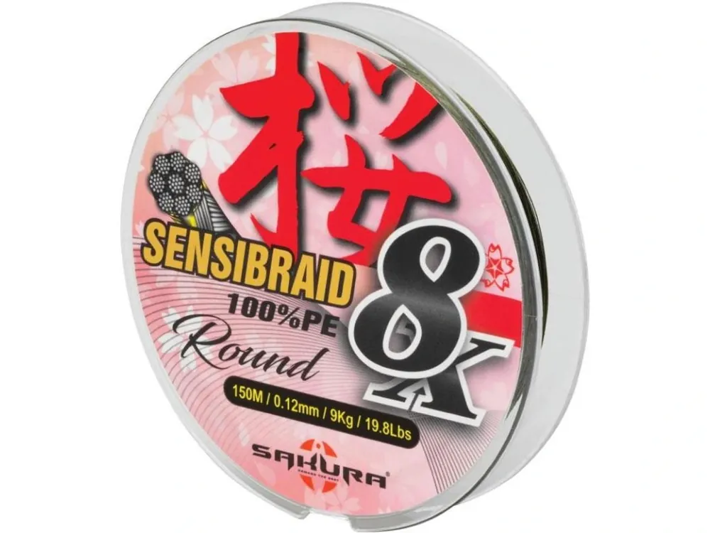 Sakura splétaná šnůra Sensibraid 8X 150m Bezpečná Platba