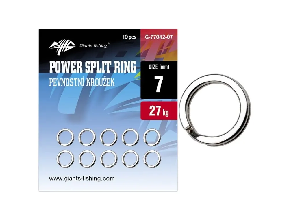 Giants fishing Pevnostní kroužek Power Split Ring 10ks Nejlepší Cena