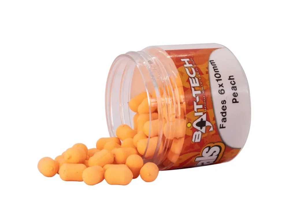 Top Prodej Bait-Tech Criticals Fades Wafters - Orange Peach 6x10 mm, 50 ml