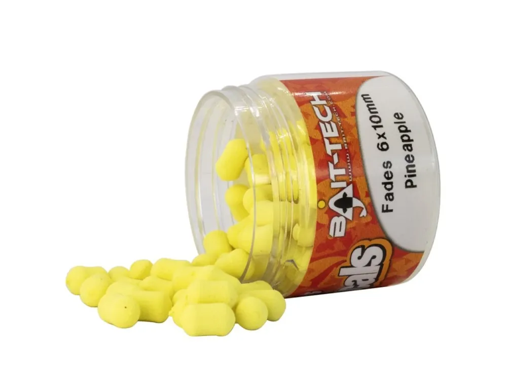 Bait-Tech Criticals Fades Wafters - Yellow Pineapple 6x10 mm, 50 ml Akční Cena
