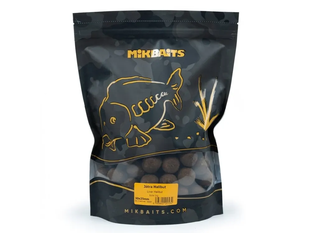 Mikbaits Mamut boilie - Játra Halibut 1kg Získejte slevu -5% za registraci v e-shopu Koupit Online