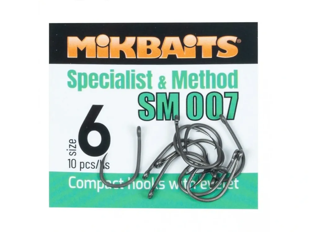 Mikbaits SPECIALIST & METHOD háčky - SM 007 Získejte slevu -5% za registraci v e-shopu Akční Cena