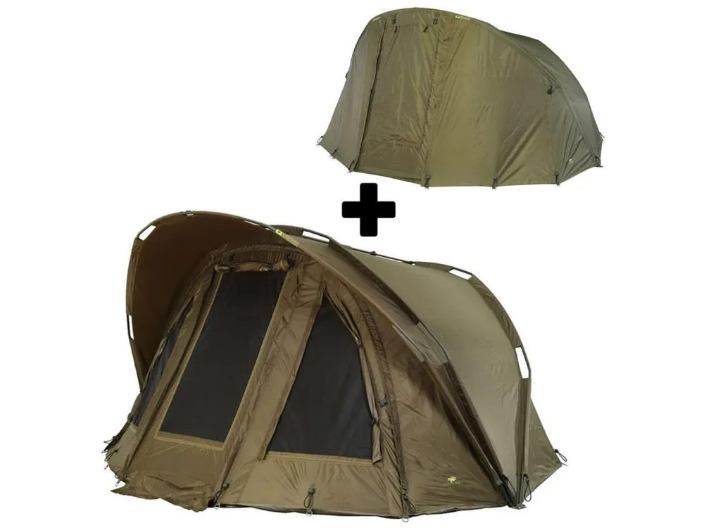 Akce Giants fishing Bivak Gaube Bivvy 2 Man + Druhý plášť Gaube 2 Man Overwrap