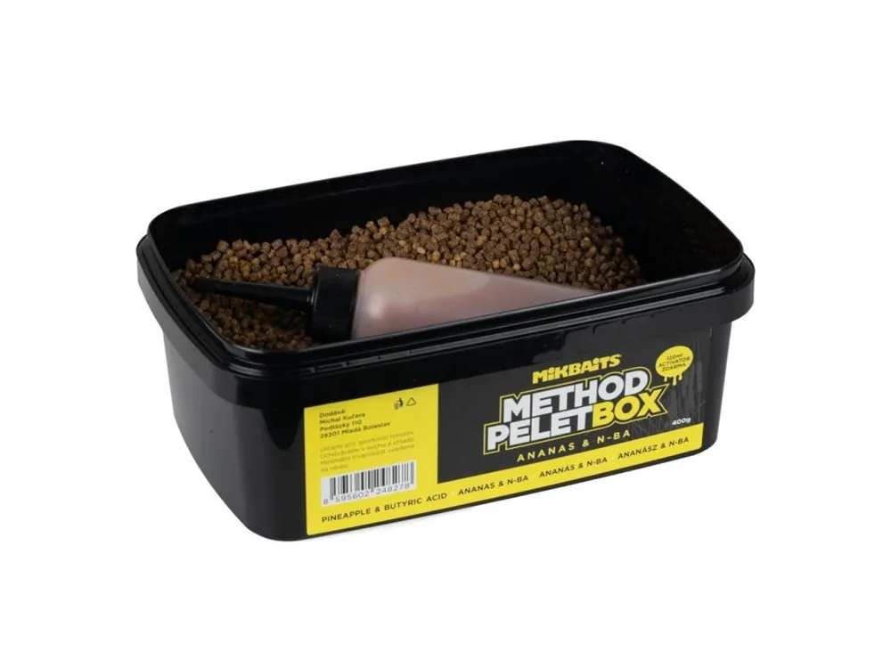 Zlevněný Method Pelet BOX Mikbaits 400g Získejte slevu -5% za registraci v e-shopu