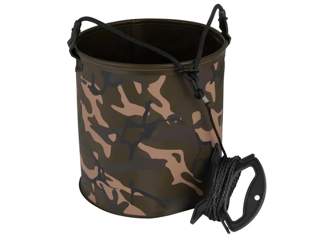 Fox Skládací kbelík Aquos Camo 10l Získejte slevu -5% za registraci v e-shopu Cenová Bomba