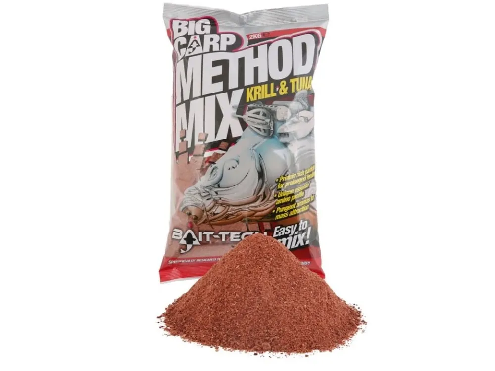 Zlevněný Bait-Tech krmítková směs Big Carp Method Mix Krill & Tuna 2 kg