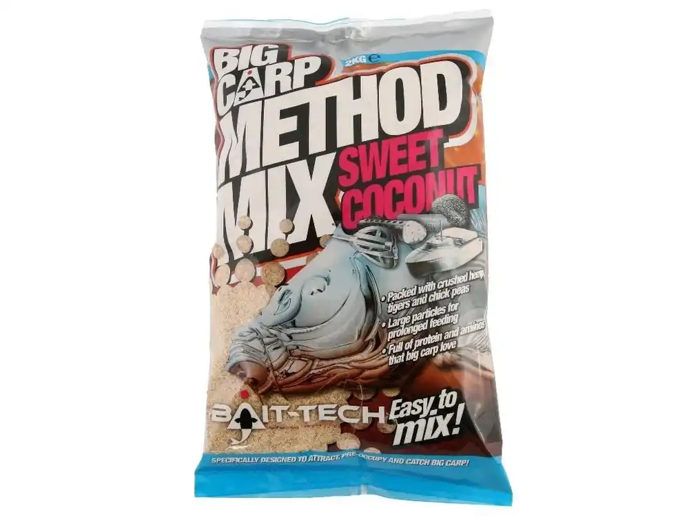 Výprodej Bait-Tech krmítková směs Big Carp Method Mix Coconut 2 kg
