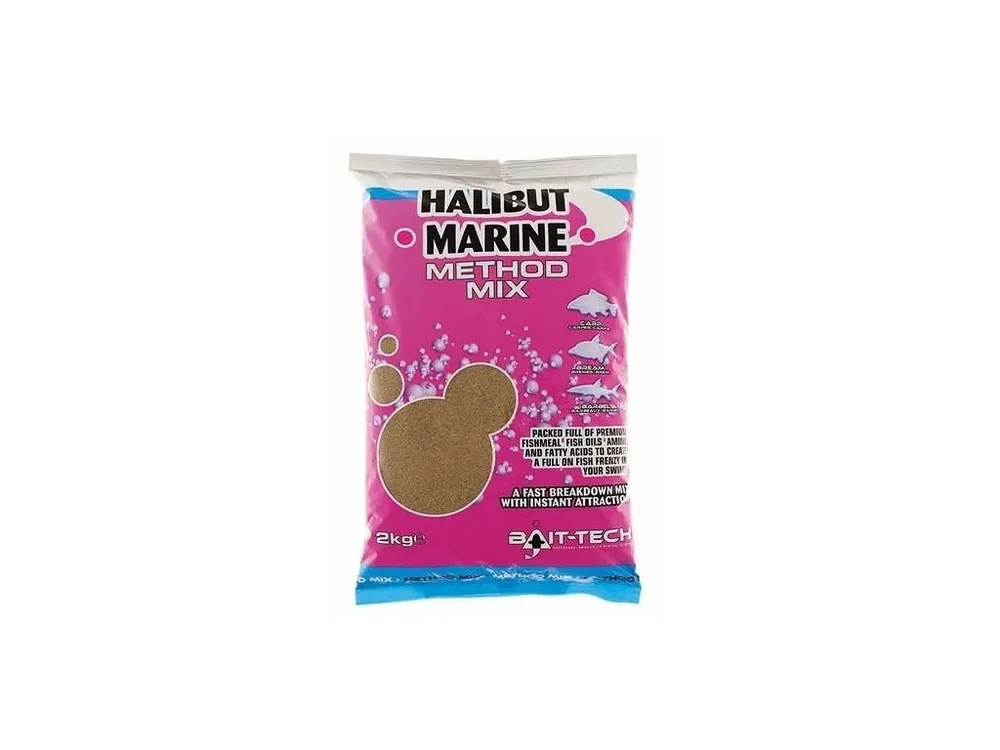 Hit Sezóny Bait-Tech krmítková směs Halibut Marine Method Mix 2 kg