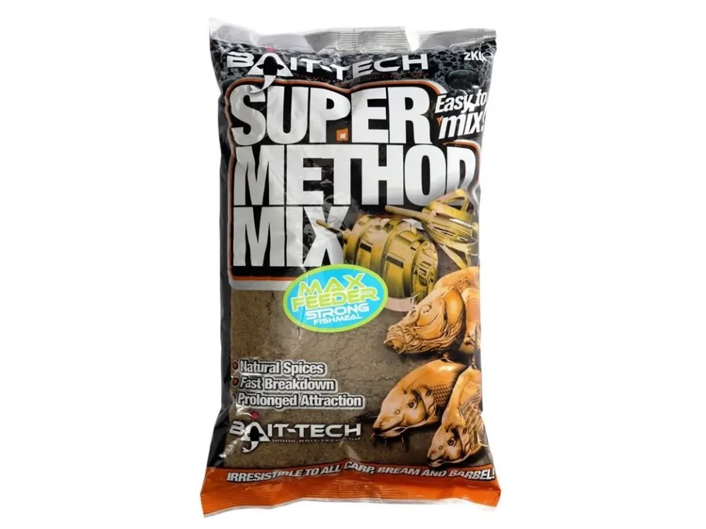 Bait-Tech krmítková směs Super Method Mix Max Feeder 2kg Ověřený