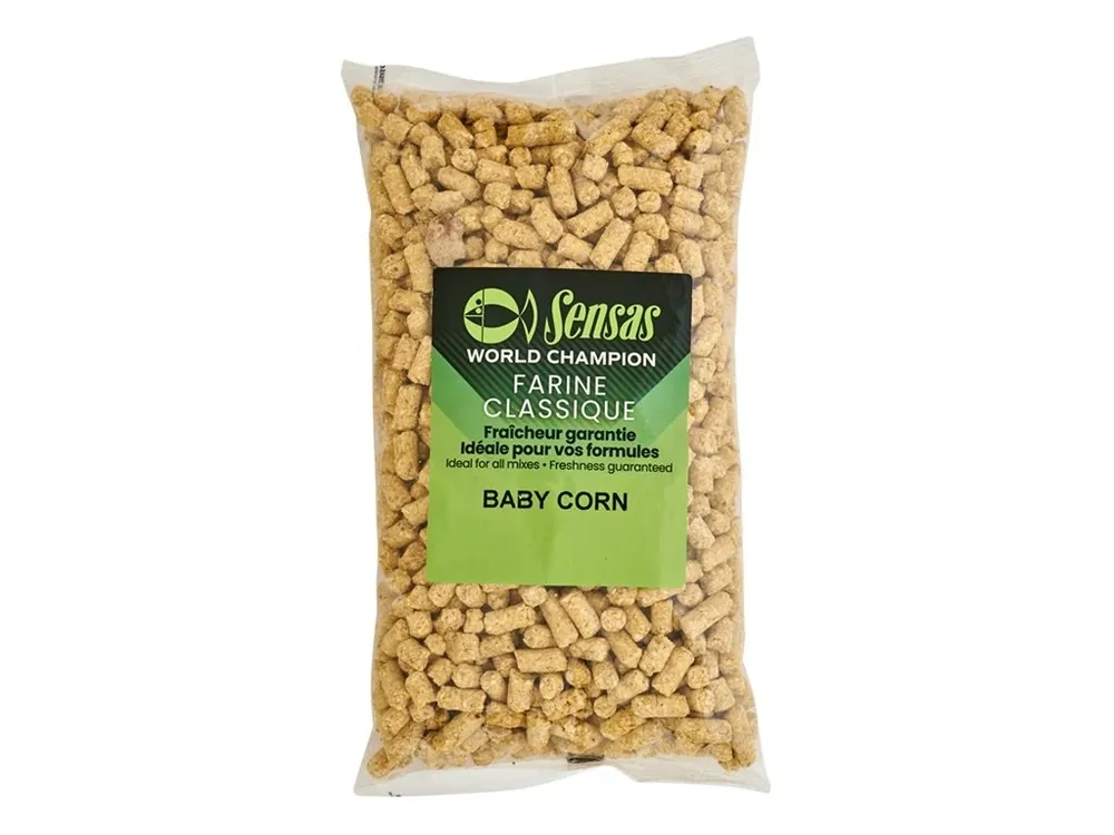 Must-Have Kukuřičné pelety Sensas Baby Corn Získejte slevu -5% za registraci v e-shopu