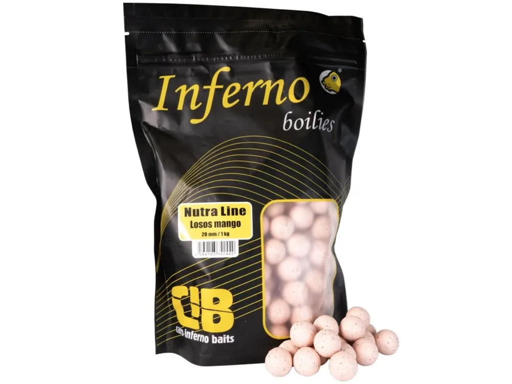 Novinka Carp Inferno Boilies Nutra Line - Losos/Mango