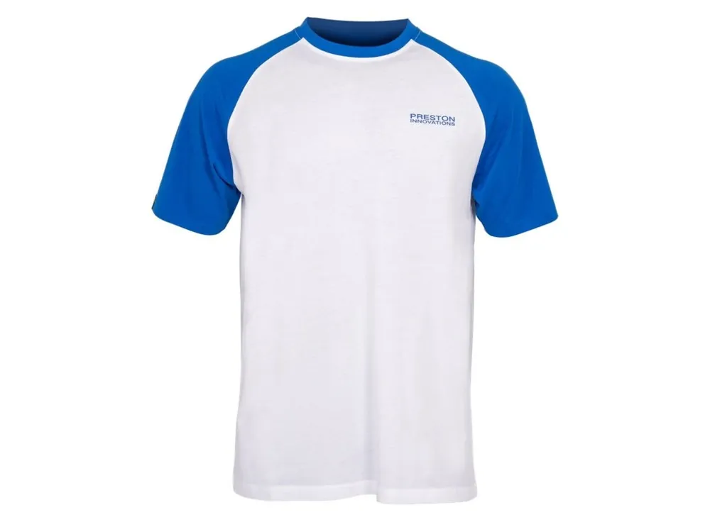 Preston tričko Lightweight White Raglan Získejte slevu -5% za registraci v e-shopu Horká Nabídka