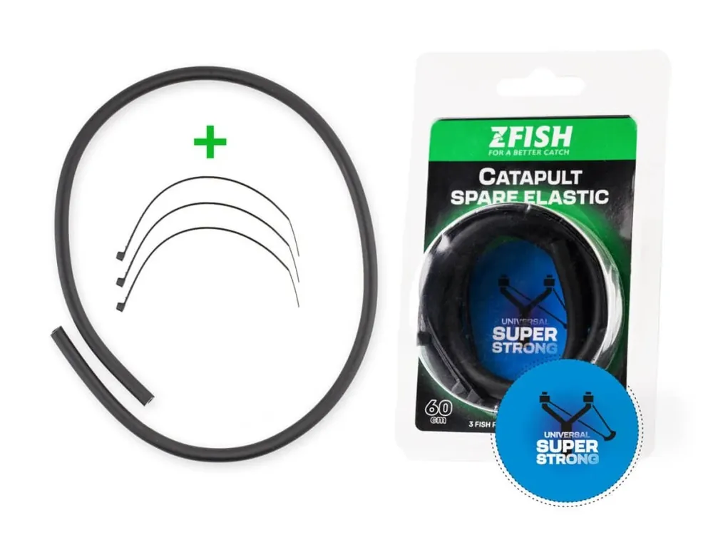 Autentický ZFISH Náhradní guma do praku 60cm