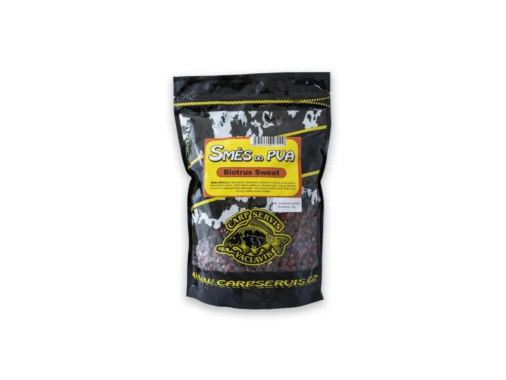 Carpservis směs do PVA Biotrus 1kg Získejte slevu -5% za registraci v e-shopu Výhodná Nabídka