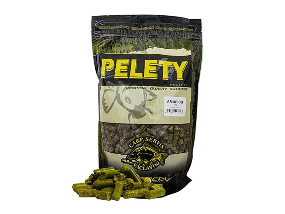 Zlevněný AMUR pelety Carpservis 9mm 1kg Získejte slevu -5% za registraci v e-shopu