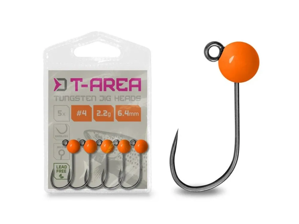 Vrácení Zdarma Wolframový jig Delphin T-AREA BL 5ks Oranžový Získejte slevu -5% za registraci v e-shopu