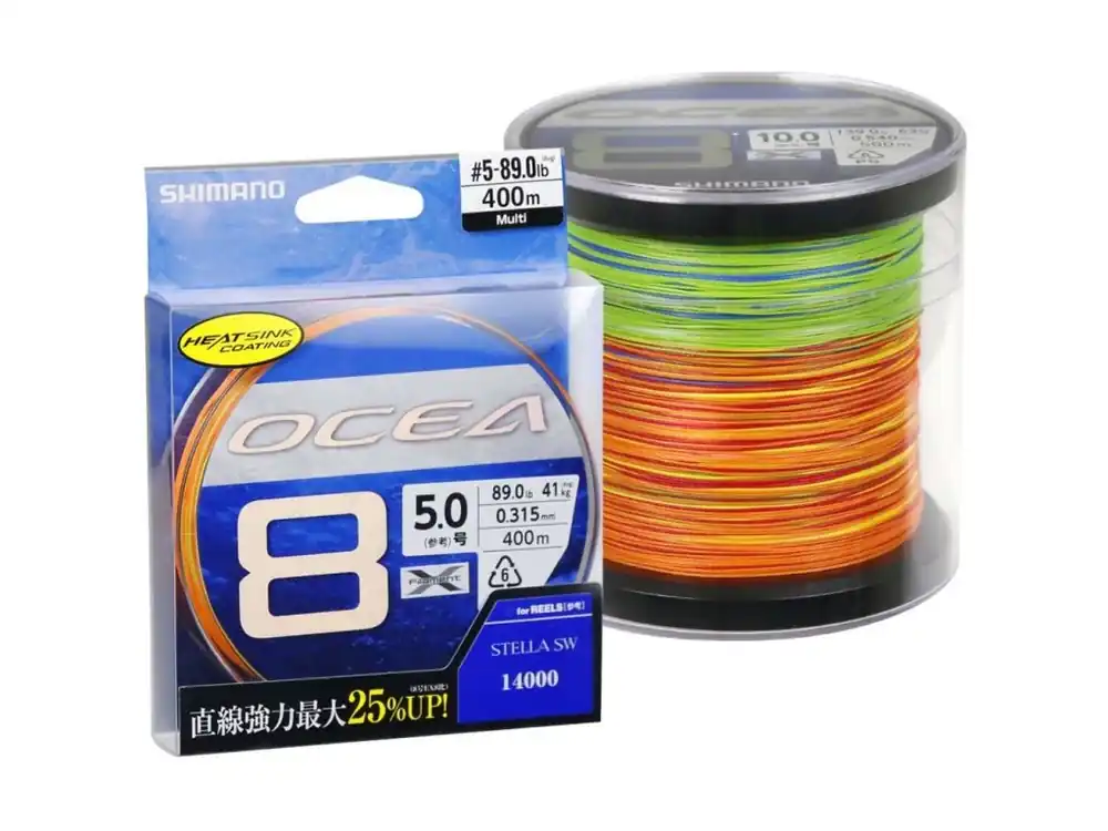 Expresní Doručení Shimano Šňůra Ocea Braid Multi 400 m Získejte slevu -5% za registraci v e-shopu