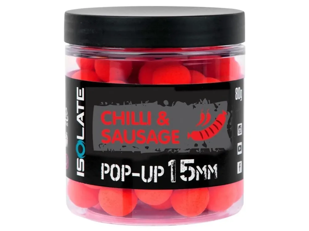 Shimano Isolate Pop-Up Chilli Sausage Fluo Red Získejte slevu -5% za registraci v e-shopu Cenově Výhodný