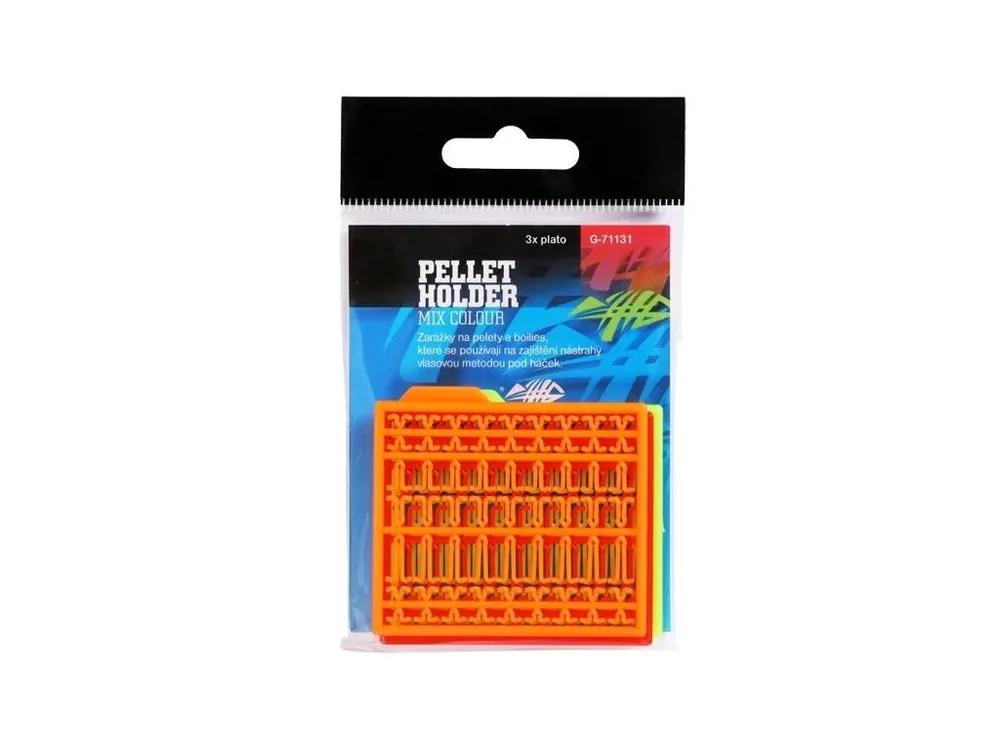 Giants fishing Zarážky na pelety Pellet Holder Mix Colour(oranžová,žlutá,červená),3 bal. Akční Nabídka