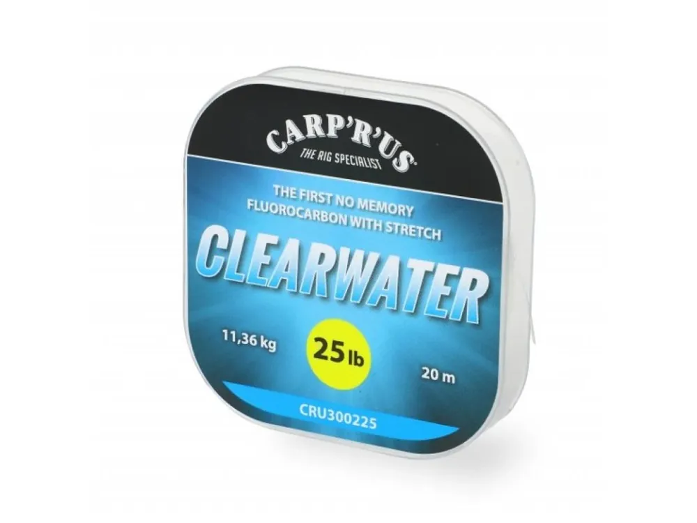 Carp´R´Us Návazcový fluorocarbon Clearwater 15lb 20m Získejte slevu -5% za registraci v e-shopu Dokud Zásoby Vydrží