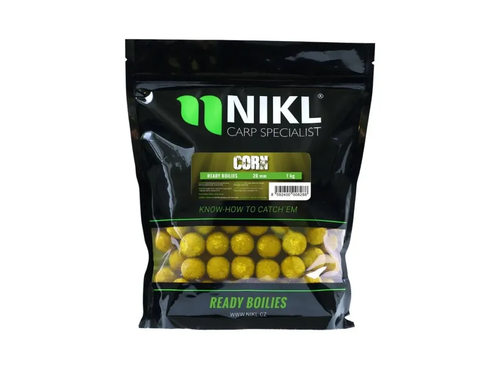 Akce Nikl Ready boilie Corn 250g Získejte slevu -5% za registraci v e-shopu
