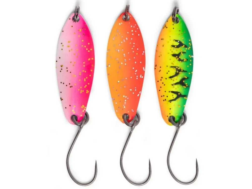 Zlevněný Zebco třpytky Target Fish Trout UL Spoon 3ks Získejte slevu -5% za registraci v e-shopu