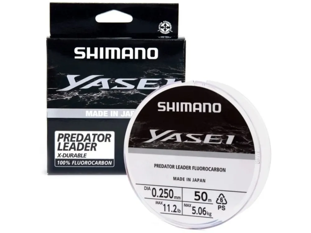Vrácení Zdarma Fluorocarbonový vlasec Shimano Yasei 50m Získejte slevu -5% za registraci v e-shopu