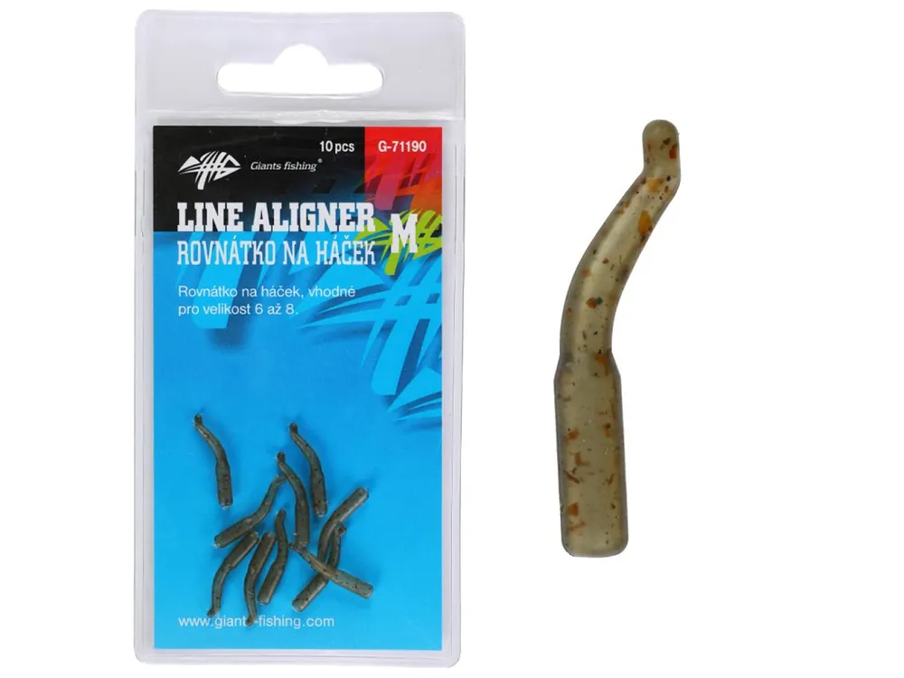 Giants fishing Rovnátka na háček Line Aligner-Large Camo 10ks Časově Omezené