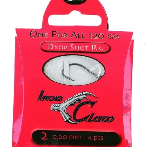 Iron Claw - One for All - Drop Shot Rig - 120cm Größe 2 4 Stück Sezónní Sleva