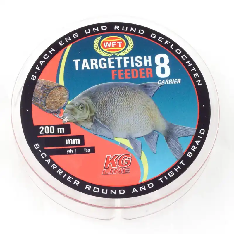 WFT Target Fish 8 Feeder 0,12 mm 200 m 8kg Blutrot Rychlé Dodání